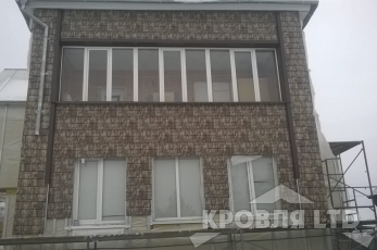 Сайдинг металлический Евробрус бутовый камень