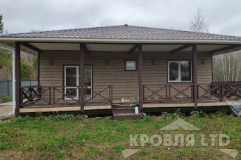 Сайдинг металлический Евробрус Ясень,Whate Dub1