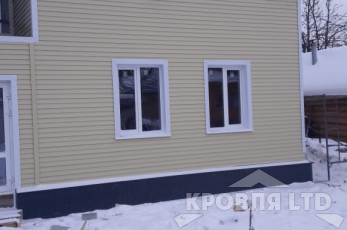 Сайдинг Металлический Финская доска узкая rall 1015