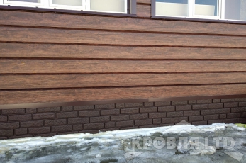 Фасадная Панель Ю-Пласт "Кирпич" Коричневый