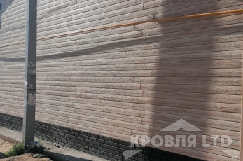 Фасадная панель Ю-ПЛАСТ Хокла Лиственница Светлая 