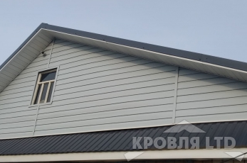 Сайдинг Ю-Пласт Корабельный брус серый.