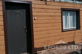 Сайдинг металлический Евробрус, под дерево Лог.