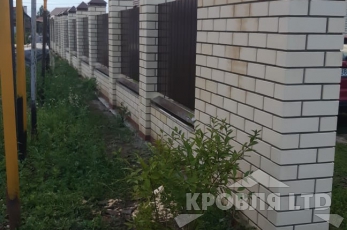 Металлсайдинг софит узкий 8017,парапеты,колпаки