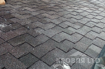 Гибкая черепица Roofshield серия Premium Фьюжн Серый жемчуг.