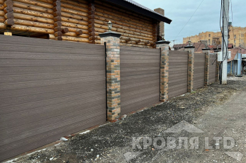 Террасная доска White Deck шоколад 135*20,