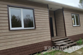 Сайдинг металлический Евробрус Ясень,Whate Dub1