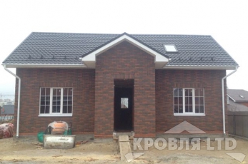 Металлочерепица Испанская сьера Стальной бархат rall 9005 