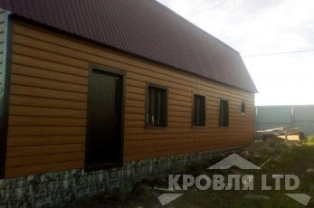 Сайдинг металлический Скандинавский брус.Пихта.