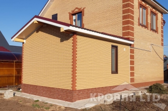 Фасадная панель Альта-Профиль кирпич клинкерный желтый,красный.