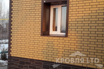 Фасадная панель Альта-Профиль камень жженый,Кирпич клинкерный желтый