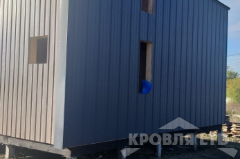 Сайдинг металлический Евробрус Ясень и Профнастил КС17