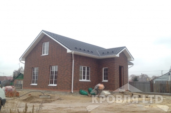 Металлочерепица Испанская сьера Стальной бархат rall 9005 