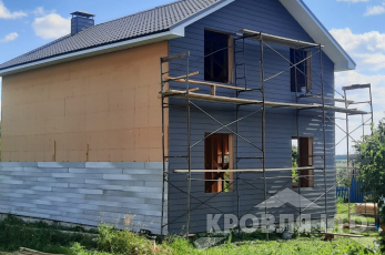 Фасадная Панель Фибратек 3000x100x8мм под покраску серая "Сибирская лиственница"