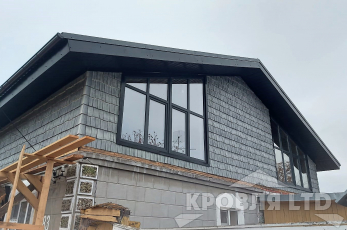 Фасадная панель ТЕХОСНАСТКА Щепа Дуб Кавказ