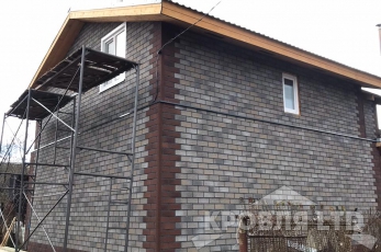 Фасадная плитка HAUBERK цвет Бежевый кирпич