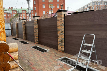 Террасная доска White Deck шоколад 135*20,