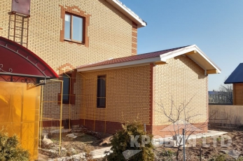 Фасадная панель Альта-Профиль кирпич клинкерный желтый,красный.