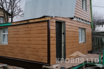 Сайдинг металлический Евробрус, под дерево Лог.