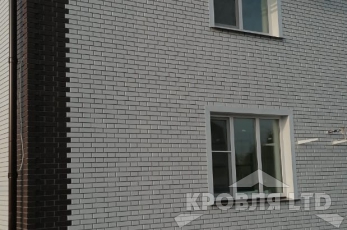 Фасадная панель Декер FLEMISH белый, коричневый