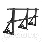 Кровельное ограждение Roofsystems серия ELITE H-1200 40*20, Полиэстер RAL 9005 черный, 3м