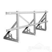 Кровельное ограждение Roofsystems серия PRESTIGE ZN H-900 45*25 EURO, Полиэстер RAL 7004 серый, 3м