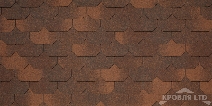 Гибкая черепица Тегола серия Категория PREMIUM UNICA коллекция UNICA LIBERTY цвет Corteccia di Quercia 430