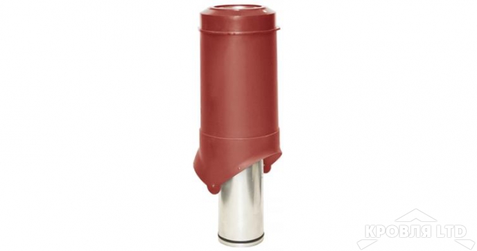 Выход вентиляции Krovent Pipe-VT 150/700  is (утепленный) красный