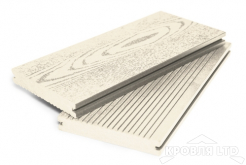 Террасная доска GRAND LINE серия Массив цвет Слоновая кость 22×140x4000
