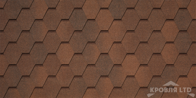 Гибкая черепица Тегола серия Категория BUSINESS PLUS коллекция UNICA MOSAIK цвет Robusta 444