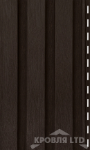 Сайдинг Ю-Пласт Timberblock Рейка фасадная цвет орех темный 3м