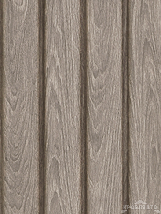 Сайдинг Ю-Пласт Timberblock Планкен цвет седой 3м
