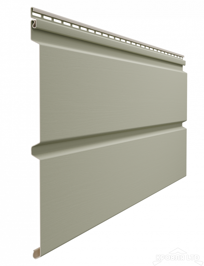 Сайдинг виниловый брус Docke Premium цвет сандал