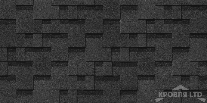 Гибкая черепица Дёке серия COMFORT коллекция Афины цвет Асфальт