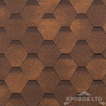 Гибкая черепица Шинглас серия Классик коллекция Кадриль цвет Клен