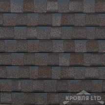 Гибкая черепица Шинглас  коллекция Кантри цвет Умбра
