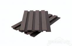 Стеновая панель брусковая из ДПК CO-EX MIX 13х177х3600 мм Grey dark