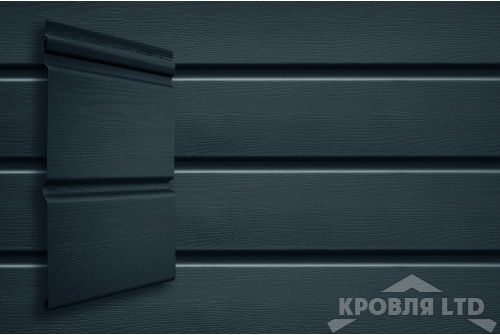 Сайдинг Double-брус Grand Line Acryl графит (3,0м)