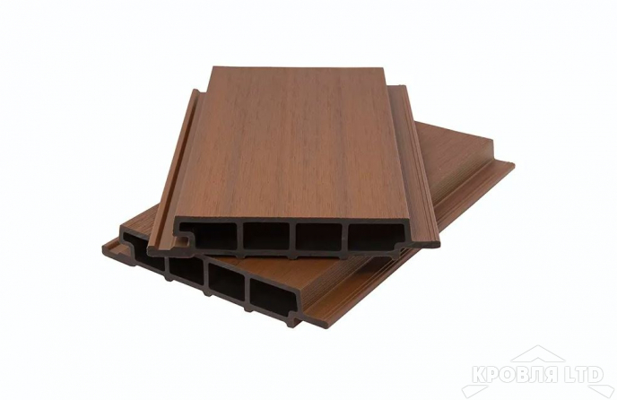 Фасадная панель сплошная из ДПК CO-EX MIX 33х200х3600 мм Sand mix