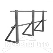 Кровельное ограждение Roofsystems серия ECONOM H-900 d25, Полиэстер RAL 7024 серый графит, 3м
