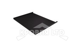 Фальц двойной стоящий, Rooftop Бархат RR 32 темно-коричневый, толщина 0,5
